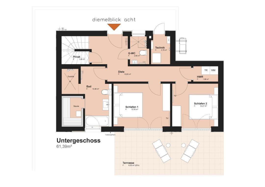 Diemelblick Acht - Ferienhaus Fuer 6 Personen Mit Sauna, Garten Und Dachterrasse Mit Panoramablick Heringhausen المظهر الخارجي الصورة